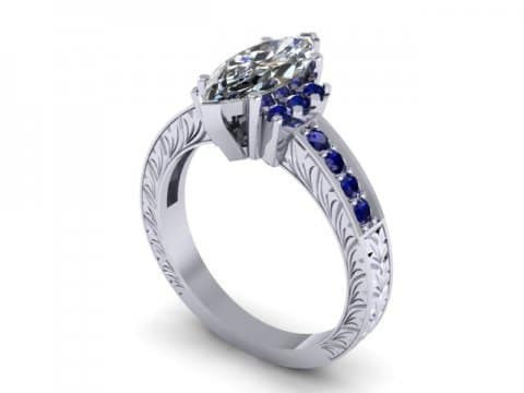 Custom Diamond Ring - VVS, VS, SI - Pres